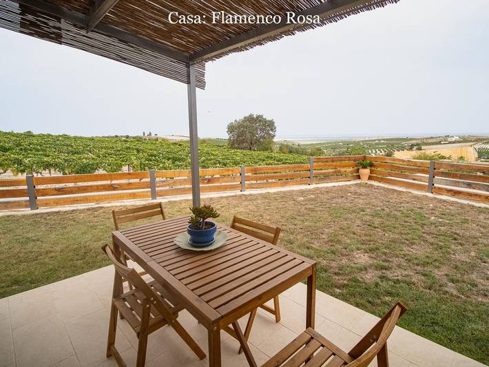 Ferienhaus für 6 Personen mit Seeblick in Trebujena, Cádiz Provinz