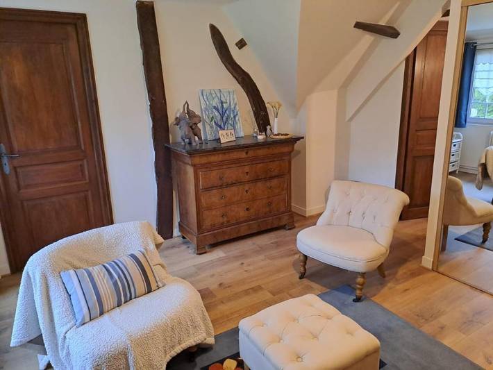 Gîte pour 2 personnes, avec balcon et vue à Bernay