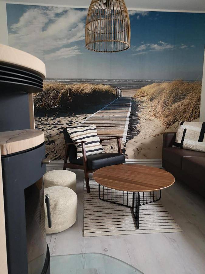 Ferienhaus für 4 Personen, mit Terrasse und Garten sowie Ausblick