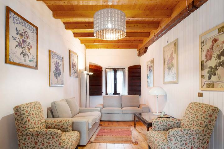 Gîte pour 6 personnes, avec jardin à Santa Giustina