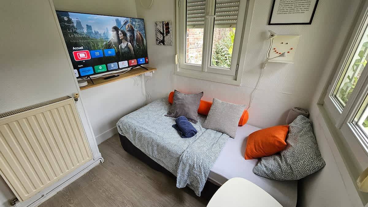 Studio entier, Les Glycines - studio 9m2 cosy et reposant 1p in Arras, Région d'Arras