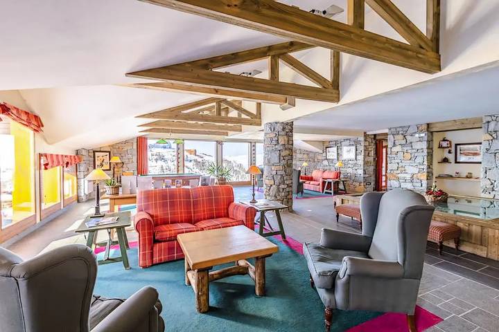 Appartement de vacances pour 4 personnes, avec Balcon ainsi que Terrasse et Sauna dans Plagne Villages