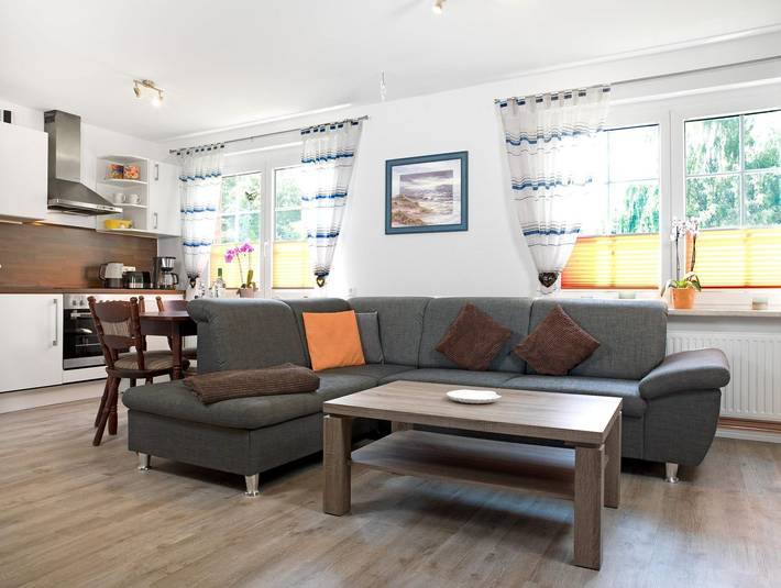 Ferienwohnung für 4 Personen, mit Garten und Ausblick in Gollwitz