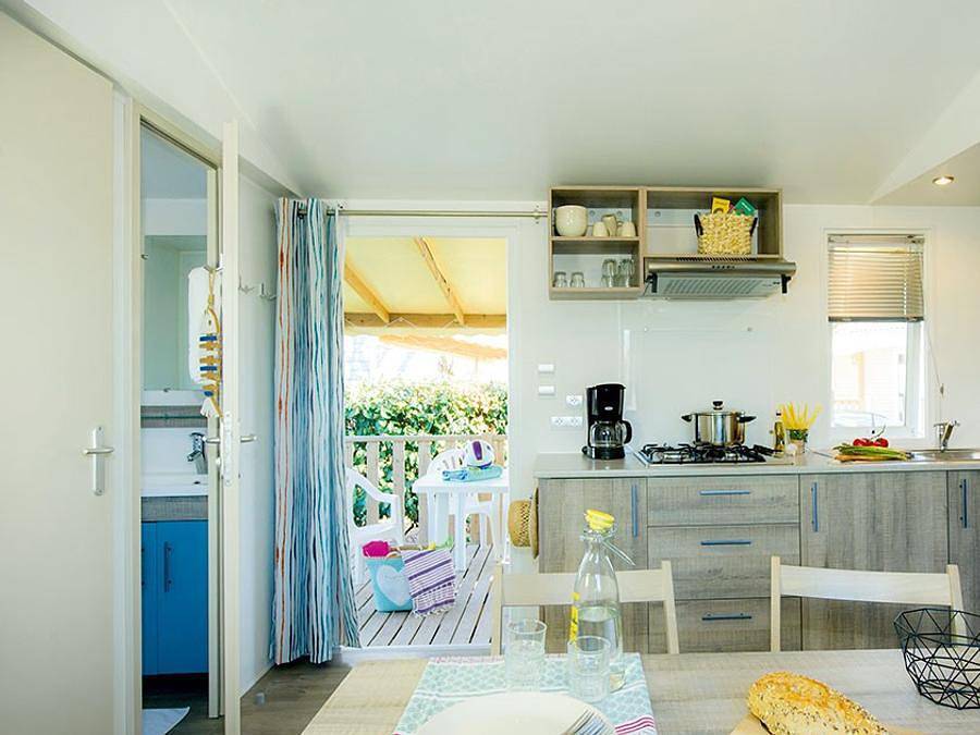 Camping Neptuno  - Mobilheim 6 personen - Classic Xl | 3 Zi. | 4/6 Pers. | Erhöhte Terrasse | Klima. in Pals, Costa Brava