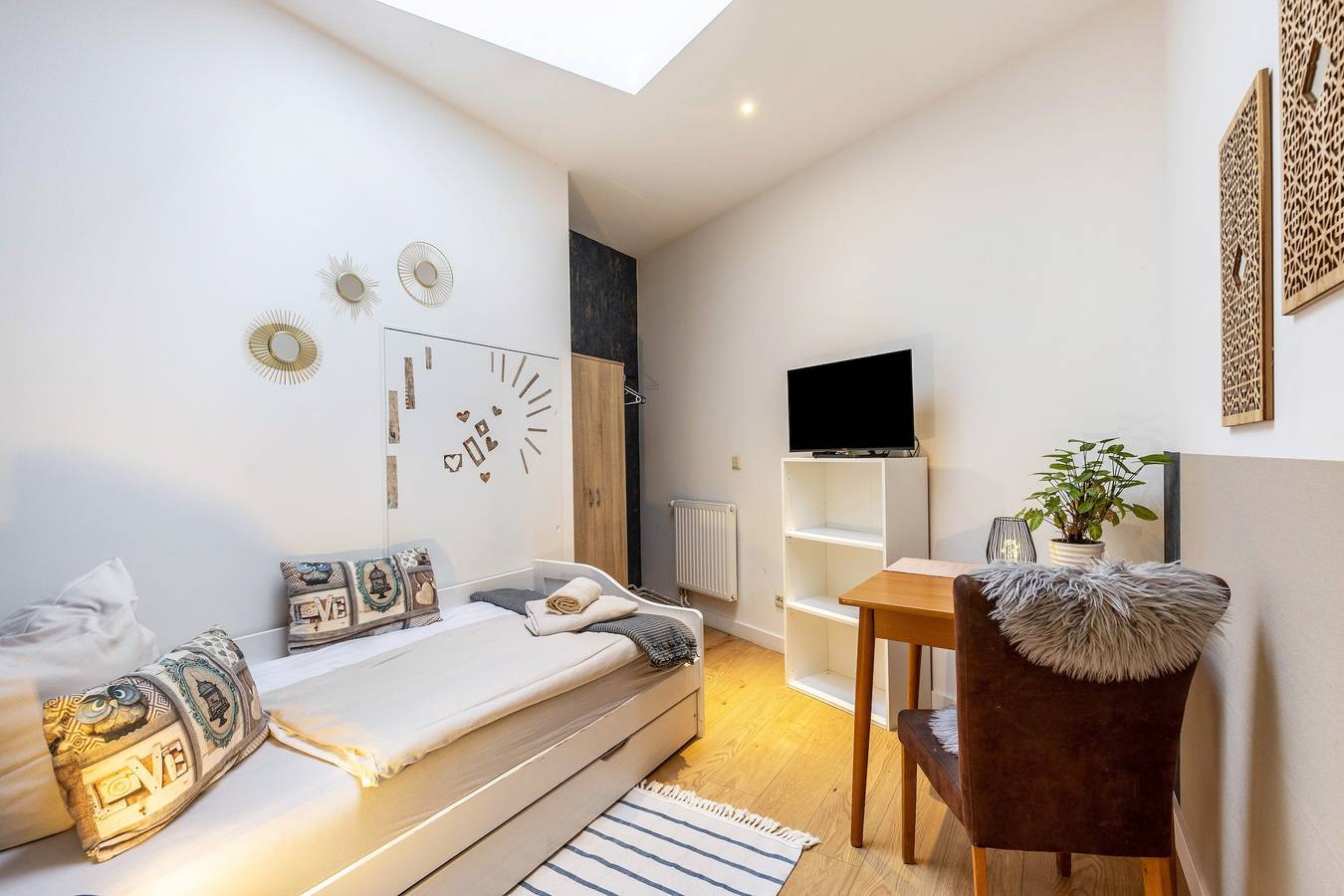 Zimmer Albrechtshof Familien Zimmer 13 mit gemeinsamer Terrasse und Wlan in Potsdam und Umgebung, Mittelmark