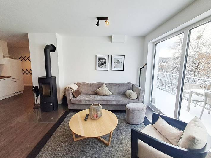 Ferienwohnung für 4 Personen, mit Balkon und Ausblick sowie Sauna in Winterberg