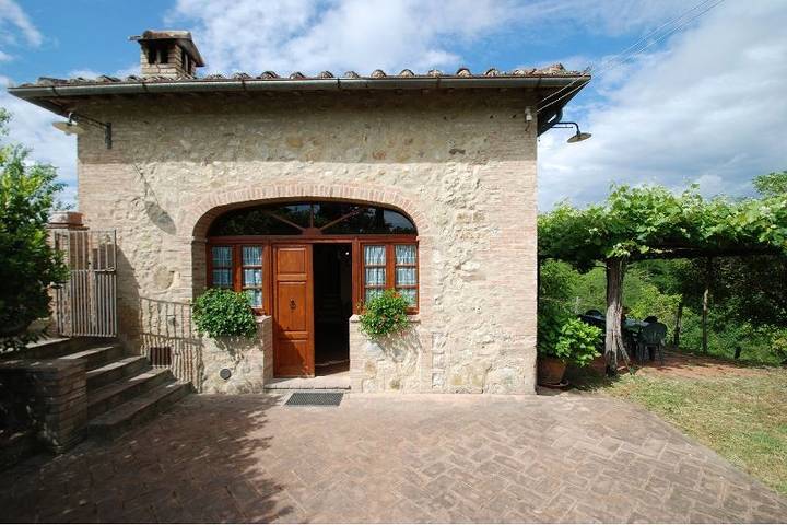 Agriturismo per 3 persone, con Terrazza e Giardino a Chiusdino