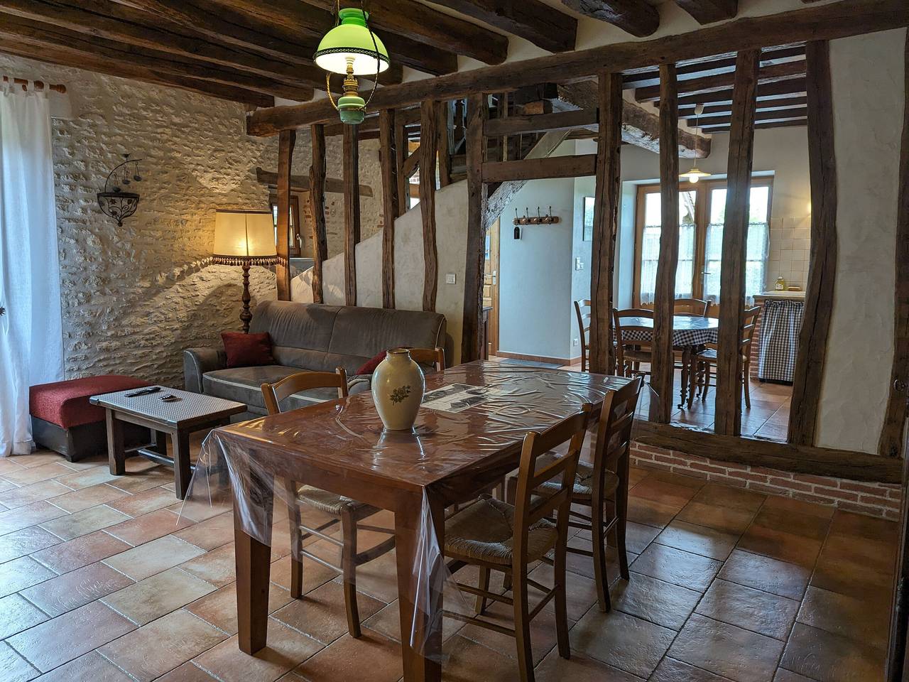 Charming 17th-Century Country House with Garden, Bbq, Terrace, and Ping-Pong Near Fontainebleau in Lorcy, Pithiviers region