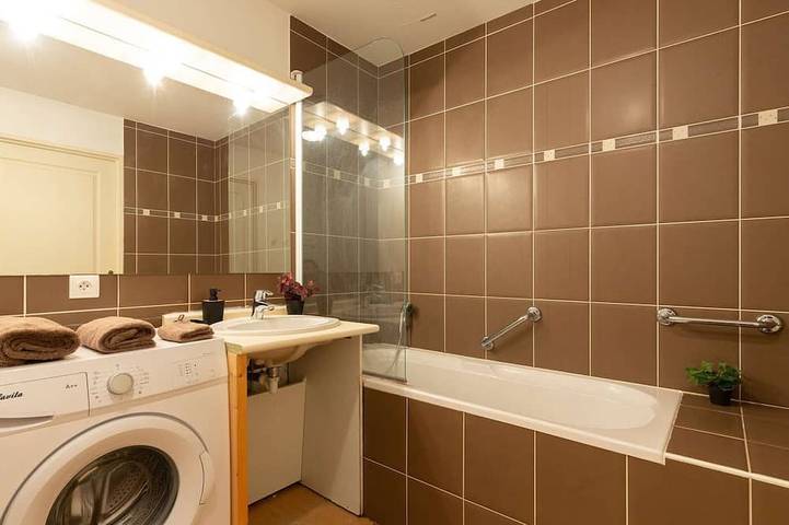 Apartamento entero, Apartamento 4 personas con piscina y parking en Vielle Aure in Vielle-Aure, Parque nacional de los Pirineos