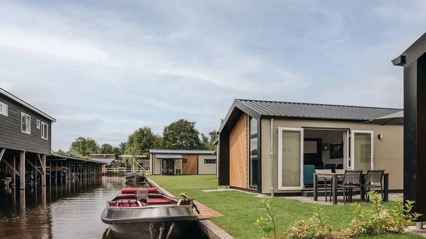 Chalet voor 5 personen, met tuin, met huisdier in Giethoorn
