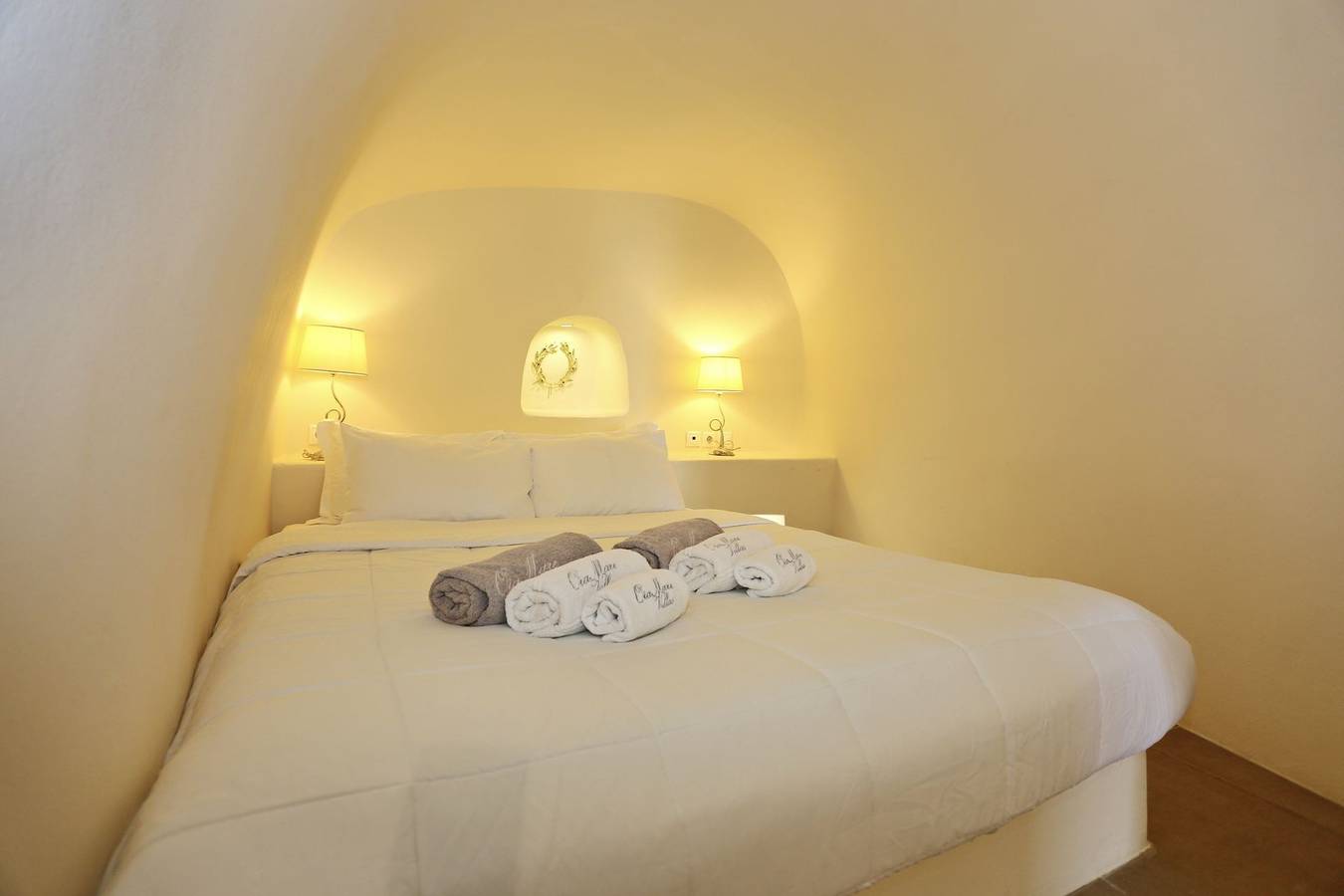 Villa für 3 Personen mit Meerblick in Ormos Ammoudiou, Oia