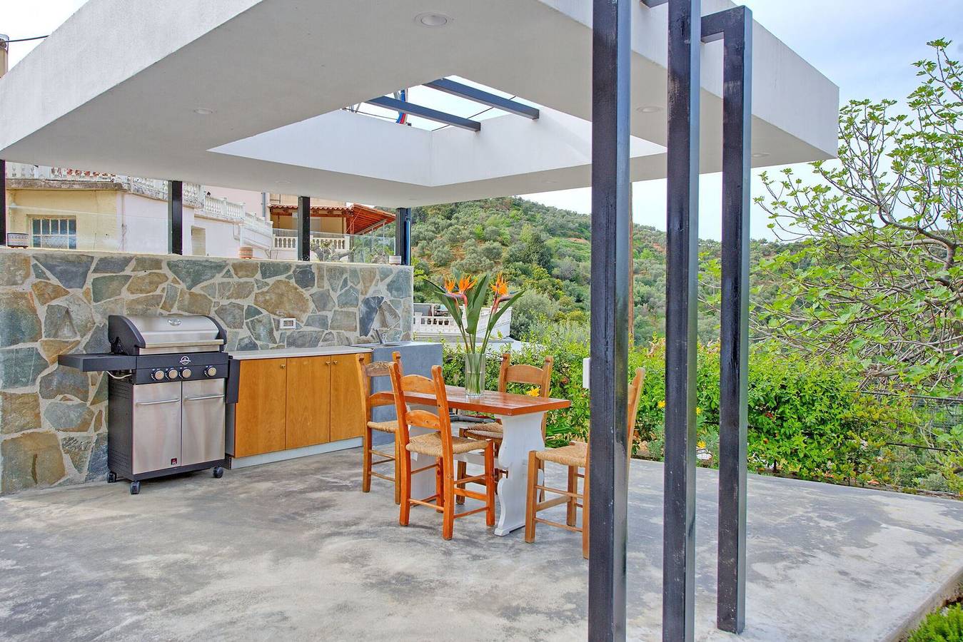 Chalet para 3 personas con piscina in Region de Chania
