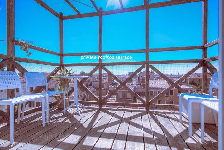Appartamento intero, Appartamento vacanze per 6 persone con terrazza in Venezia, Laguna di Venezia