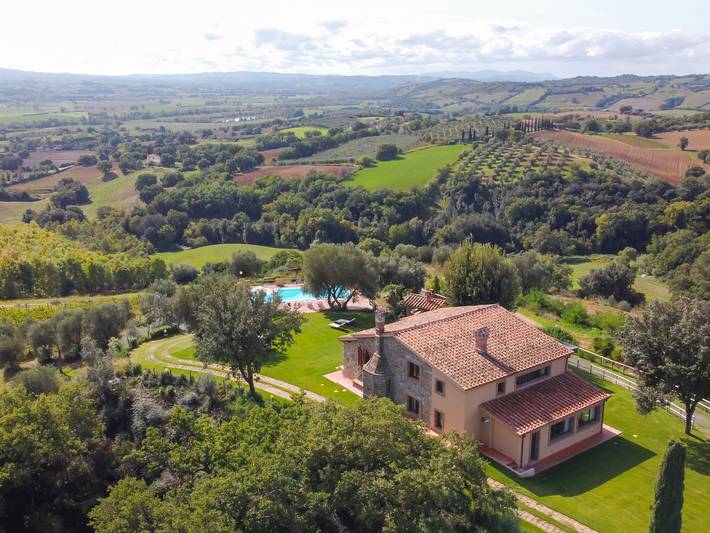 Ferienhaus für 11 Personen, mit Garten in Campagnatico