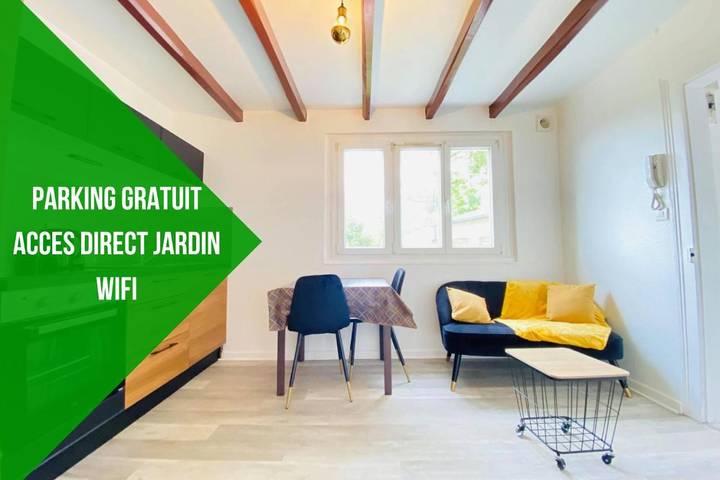 Appartement de vacances pour 2 personnes, avec vue et jardin