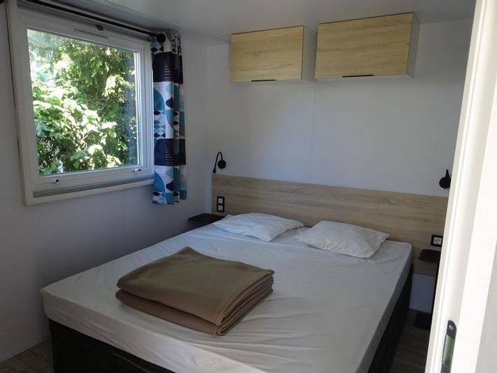 Camping Les Jardins du Morbihan - Mobilheim 4 personen - Komfort + 2 Ch 4 Pers. in Monterblanc, Regionaler Naturpark Golfe du Morbihan