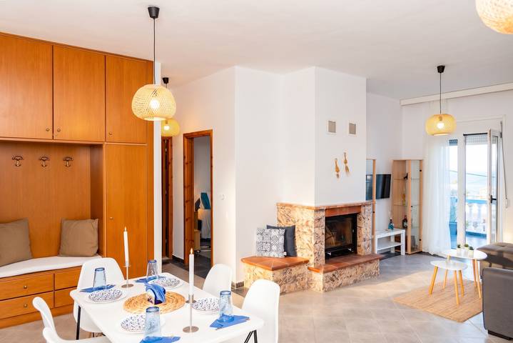 Ganze Wohnung, Apartment mit Meerblick in Rhodos, 100 m², strandnah. in Stegna (Rhodos), Rhodos