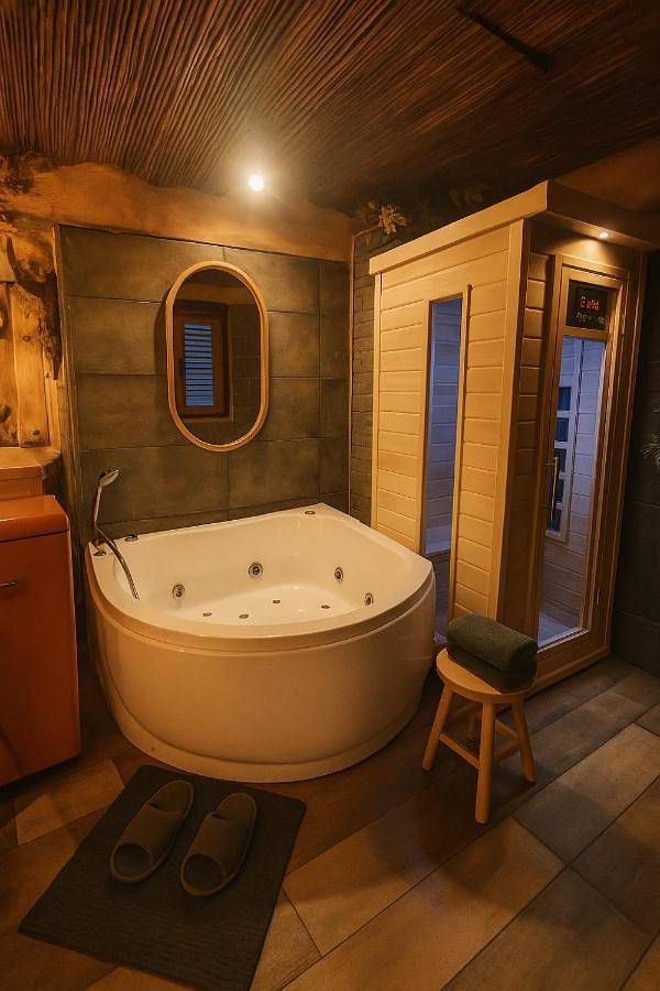 Chambre d’hôte pour 3 personnes, avec Jacuzzi et Sauna