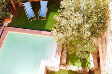 Location de vacances pour 5 personnes, avec terrasse et jardin à Boutenac