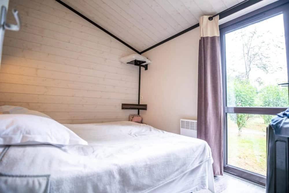 Zecamping 4 étoiles piscine chauffée chalet Tv Lv Bbq 35m2 in Aramits, Béarn