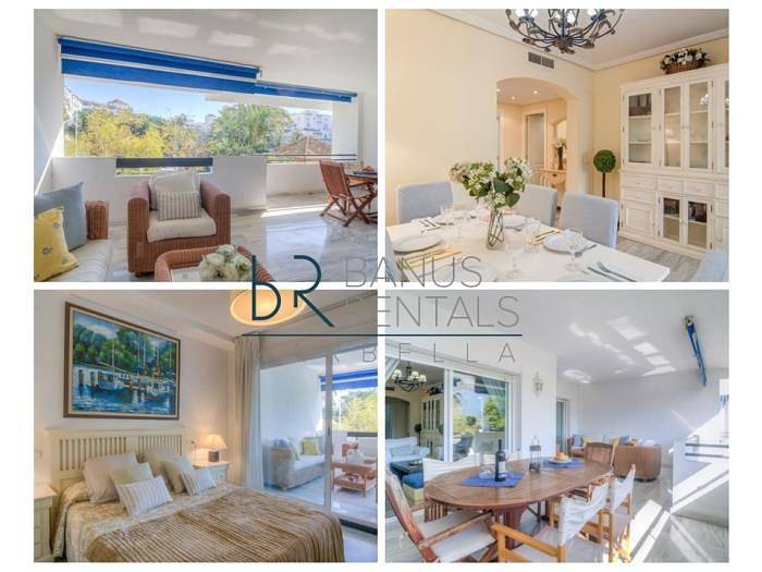 Holiday apartment for 4 people, with terrace and pool as well as garden in Puerto Banús