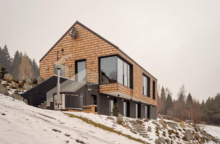 Dom dla 12 osób, z ogród i jacuzzi oraz sauna w Zawoja