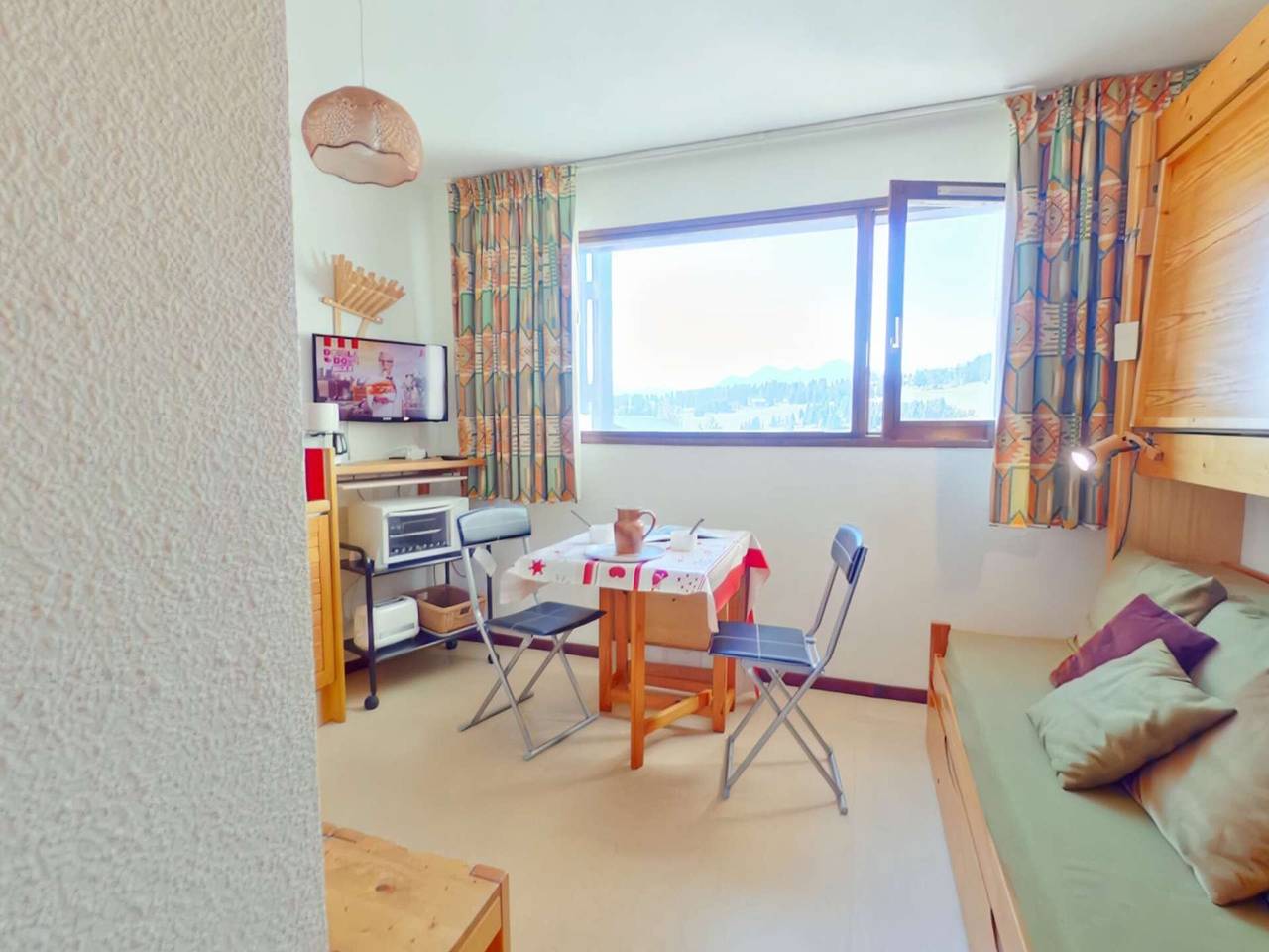 Appartement entier, Studette Alpes 2 Pers, Proche Commerces in Les Saisies, Région d'Albertville