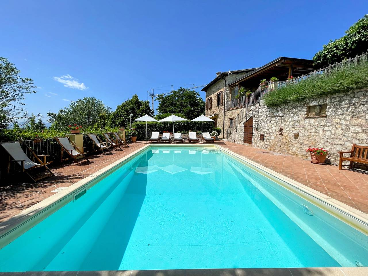 Lujoso refugio en Umbría para 10 personas con terraza privada y piscina in Spoleto, Provincia de Perugia