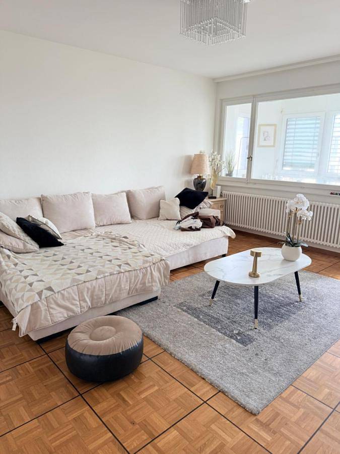 Gîte pour 4 personnes, avec jardin ainsi que vue sur le lac et vue, animaux acceptés à La Tour-de-Peilz