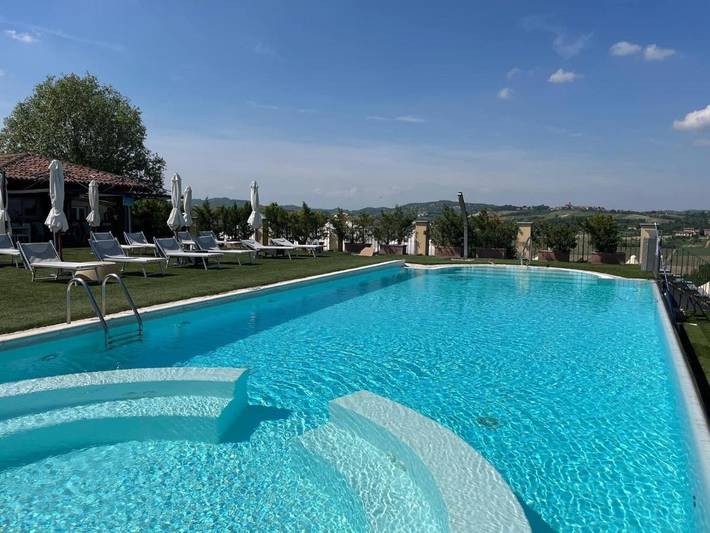 Appartamento per 2 persone, con Terrazza e Giardino nonché Piscina a Vignale Monferrato