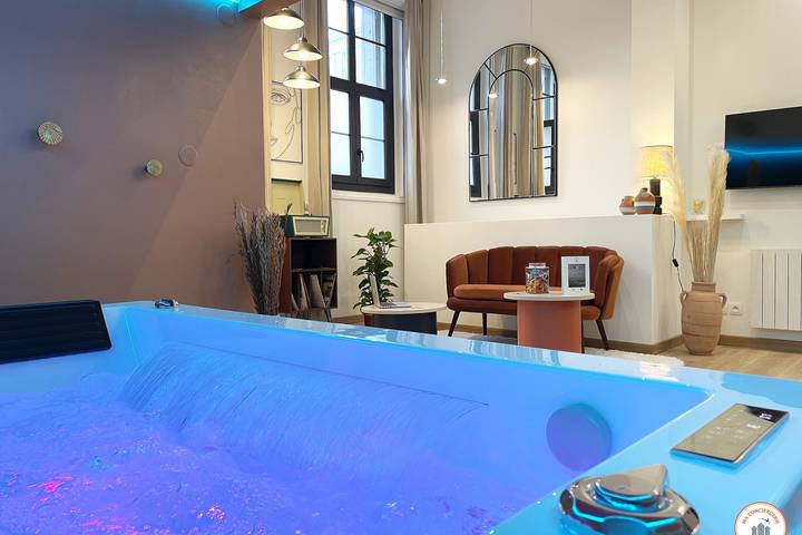 Ferienwohnung für 2 Personen, mit Whirlpool in Le Havre