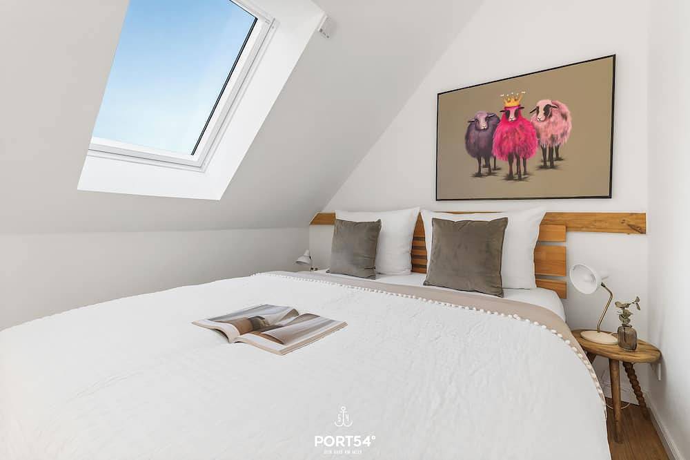 Ganze Wohnung, Flunder- moderne Ferienwohnung auf 94 m² mit Balkon und Strandkorb in Hedwigenkoog, Dithmarschen