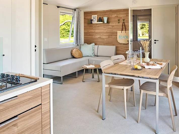 Wohnwagen für 6 Personen, mit Terrasse und Sauna - 1