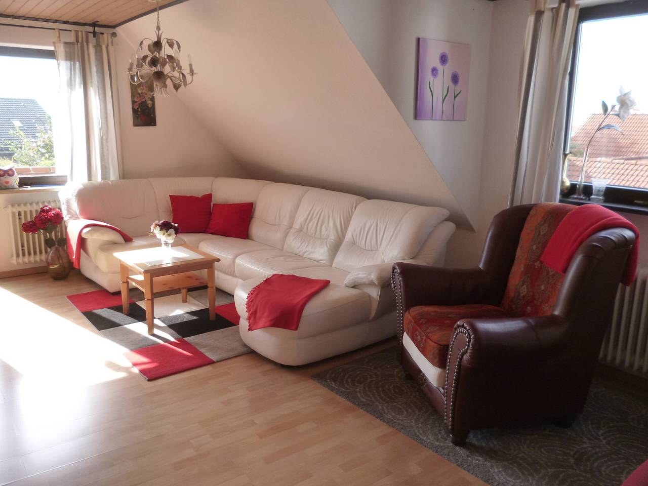 Entire apartment, Holiday Apartment 'Haus Möslang', 110 sqm, 4 Bedrooms, max. 7 People, 3 Stars - Dtv Classified in Wasserburg (Bodensee), Bavarian Swabia