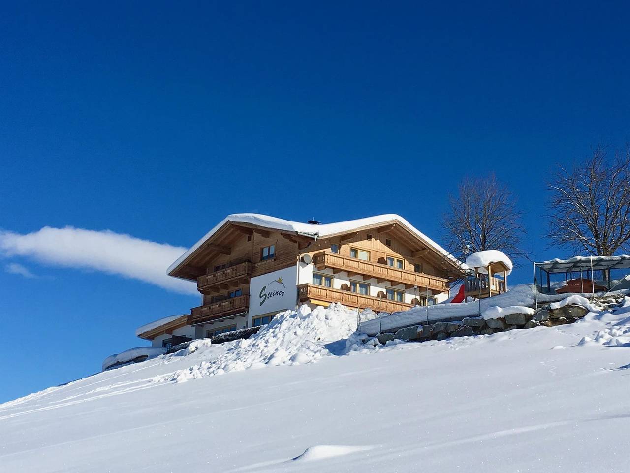 Ganze Ferienwohnung, Ferienpension Steiner - Ferienwohnung Hüttegg in Tuxer Alpen, Weerberg
