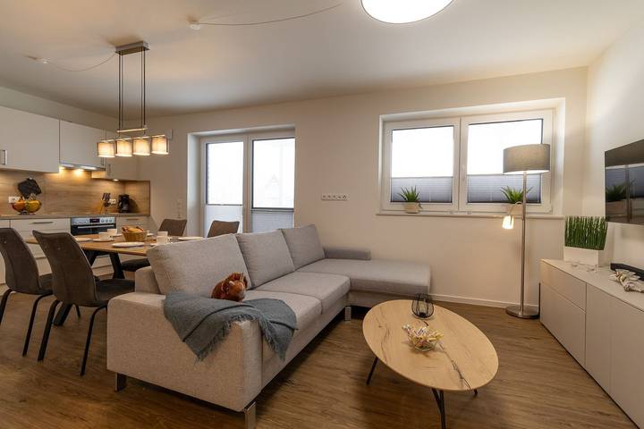 Ferienwohnung für 4 Personen, mit Garten und Sauna, kinderfreundlich in Dorum