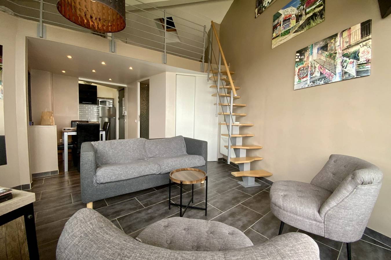 Geheel appartement, Tranquillité bleue 1*appartement vue mer en duplex 1 chambre 1 mezzanine in Le Grau-du-Roi, Côte d'Améthyste