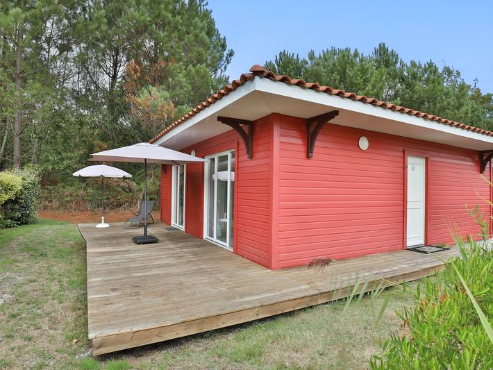 Maison de vacances pour 8 personnes, avec piscine et terrasse à Parentis-en-Born