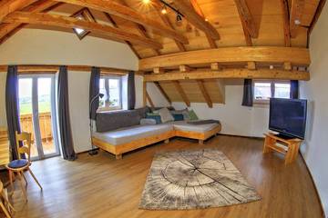 Ferienwohnung für 4 Personen, mit Balkon in Altusried