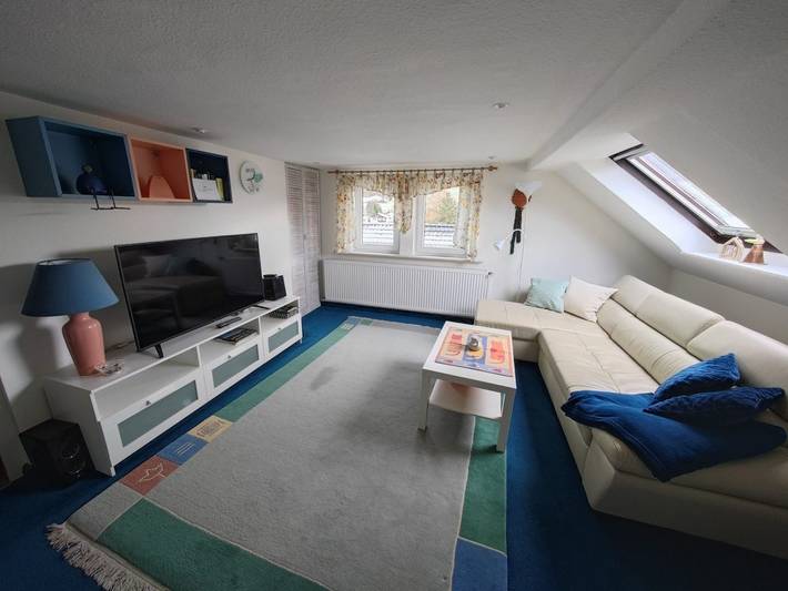 Ferienwohnung für 2 Personen, mit Garten und Ausblick in Waltershausen
