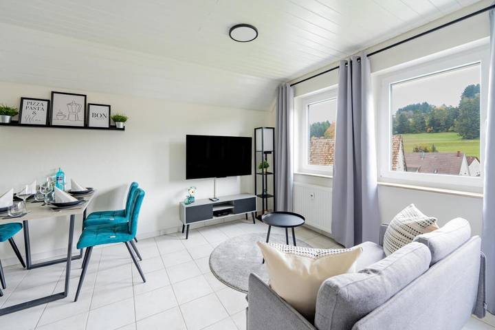 Ferienwohnung für 4 Personen, mit Ausblick