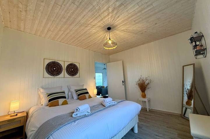 House with ocean views in Quiberville-sur-Mer, \"C2Ame,\" with direct access to the beach and restaurants in Quiberville, Región de Dieppe