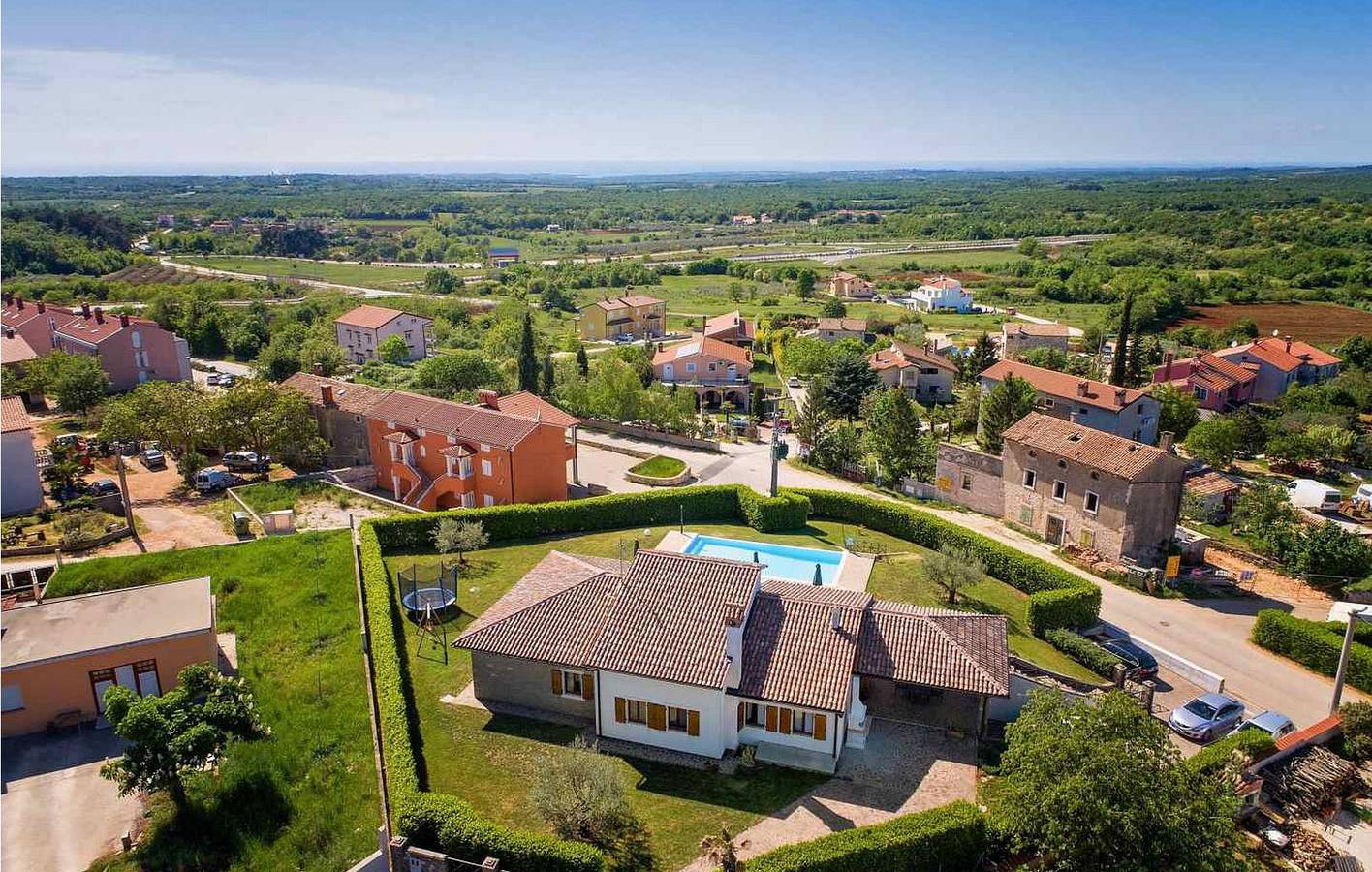 Geräumige 2-Zimmer-Wohnung mit Terrasse, WLAN und Parkplatz in Visnjan in Visnjan, Općina Višnjan