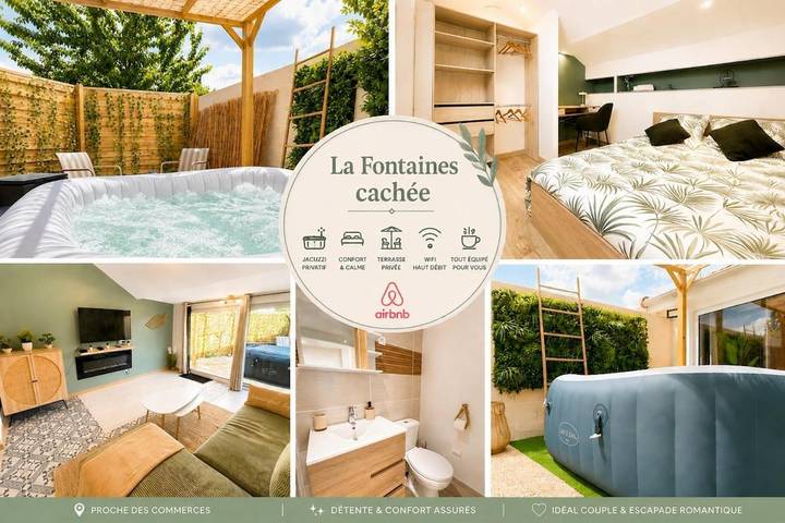 Gîte pour 2 personnes, avec Jacuzzi et Terrasse à Fontaines (Saône-et-Loire)