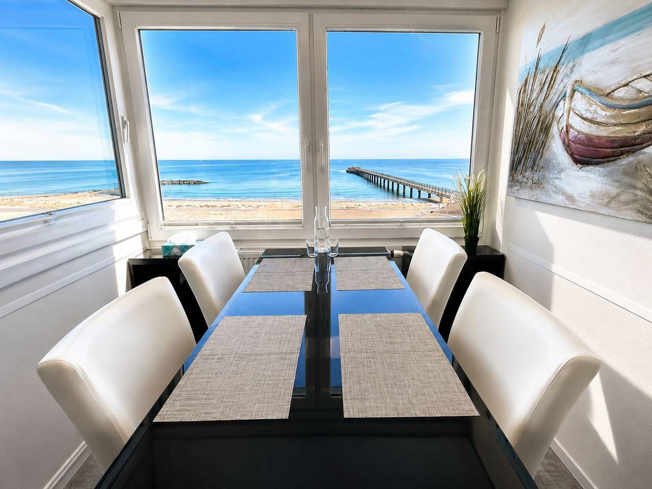 Ganze Wohnung, Ostsee zum Greifen nah – Meerblick, Infrarotsauna & pure Erholung in Schönberg, Südliche Ostseeküste