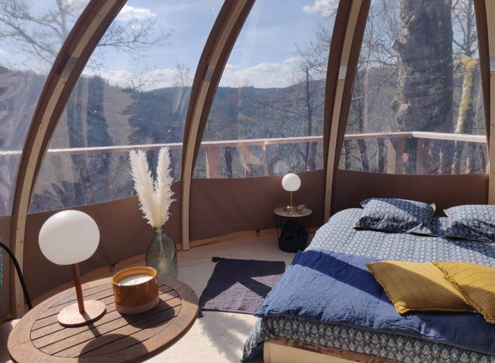 Chambre d’hôte pour 2 personnes, avec jacuzzi ainsi que jardin et sauna en Auvergne