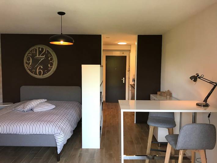 Ferienwohnung für 2 Personen, mit Garten am Genfer See