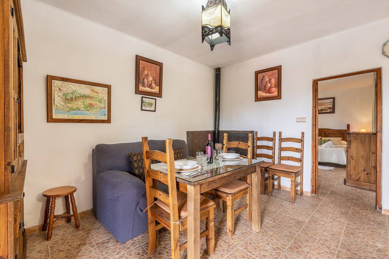 Casa de vacaciones "La Terrera" con vistas a la montaña, piscina privada y Wi-Fi in Bayacas, Órgiva