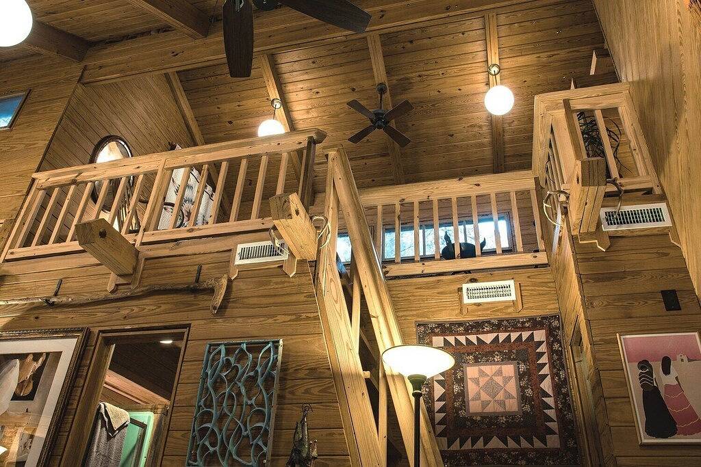 Lodge in Woods, an der, östlich von Dallas in der Nähe von Canton, Tyler & Edom in Van Zandt County