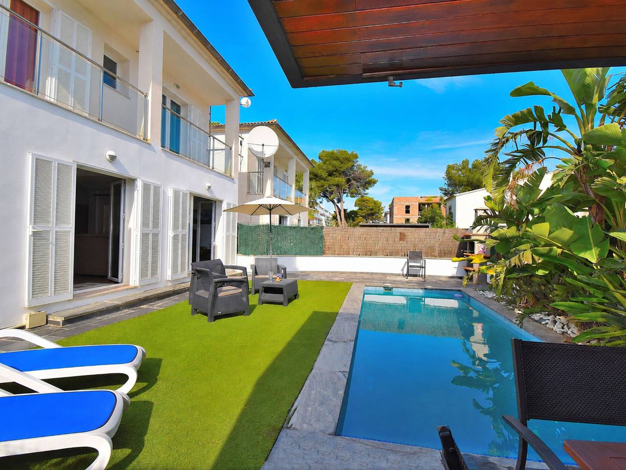 Villa für 7 Pers. in Playa de Muro mit privatem Pool und Wifi in Playa de Muro, Muro